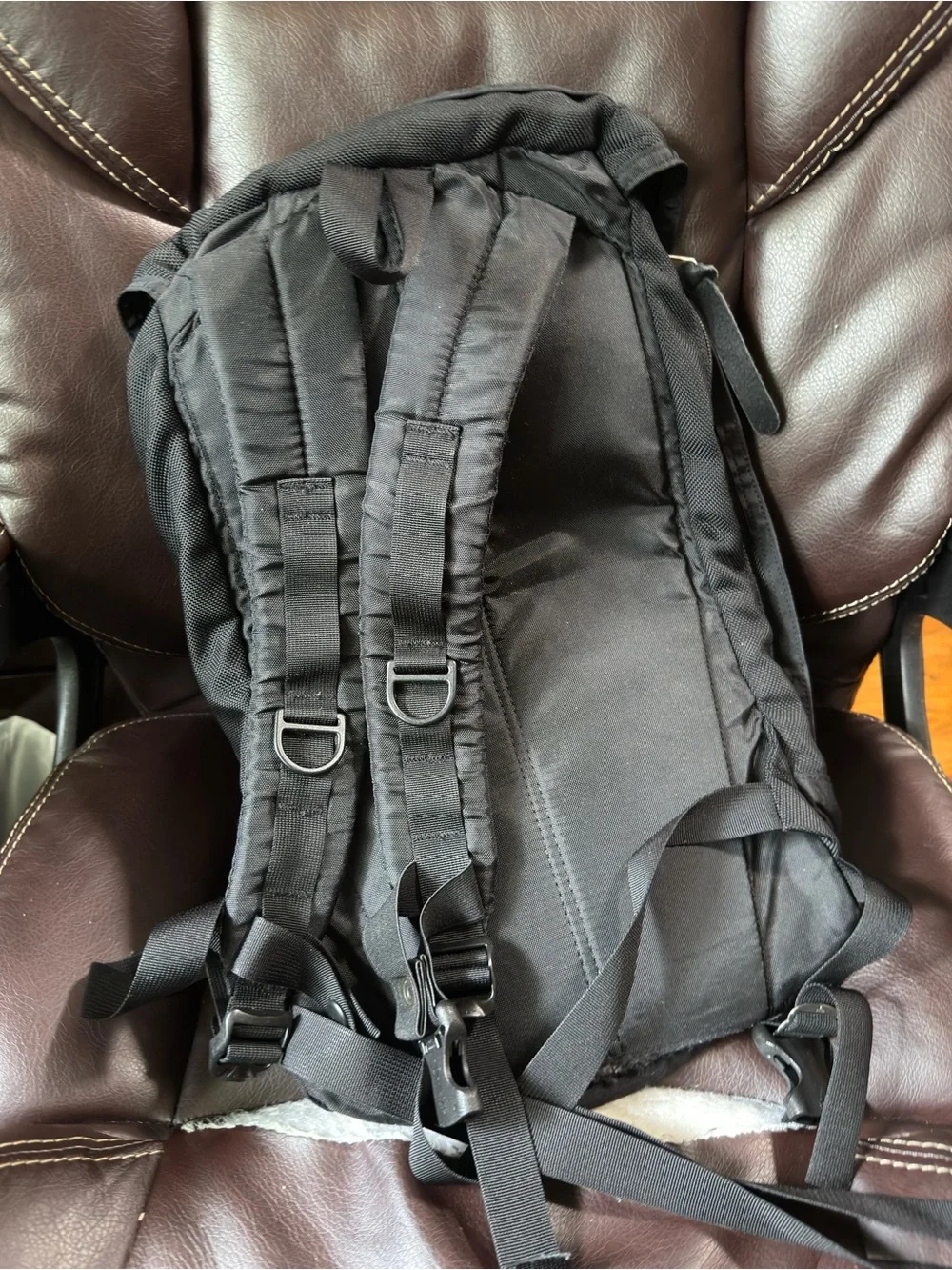 Gregory Black Nylon Top-Closure Backpack